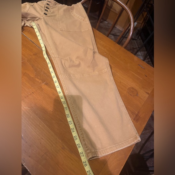 ANTHROPOLOGIE The Wanderer Pant High Rise pant in mustard - size 32 - Picture 5 of 8